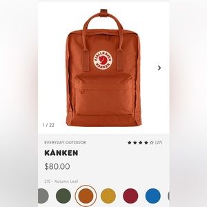 FjallravenKanken back pack